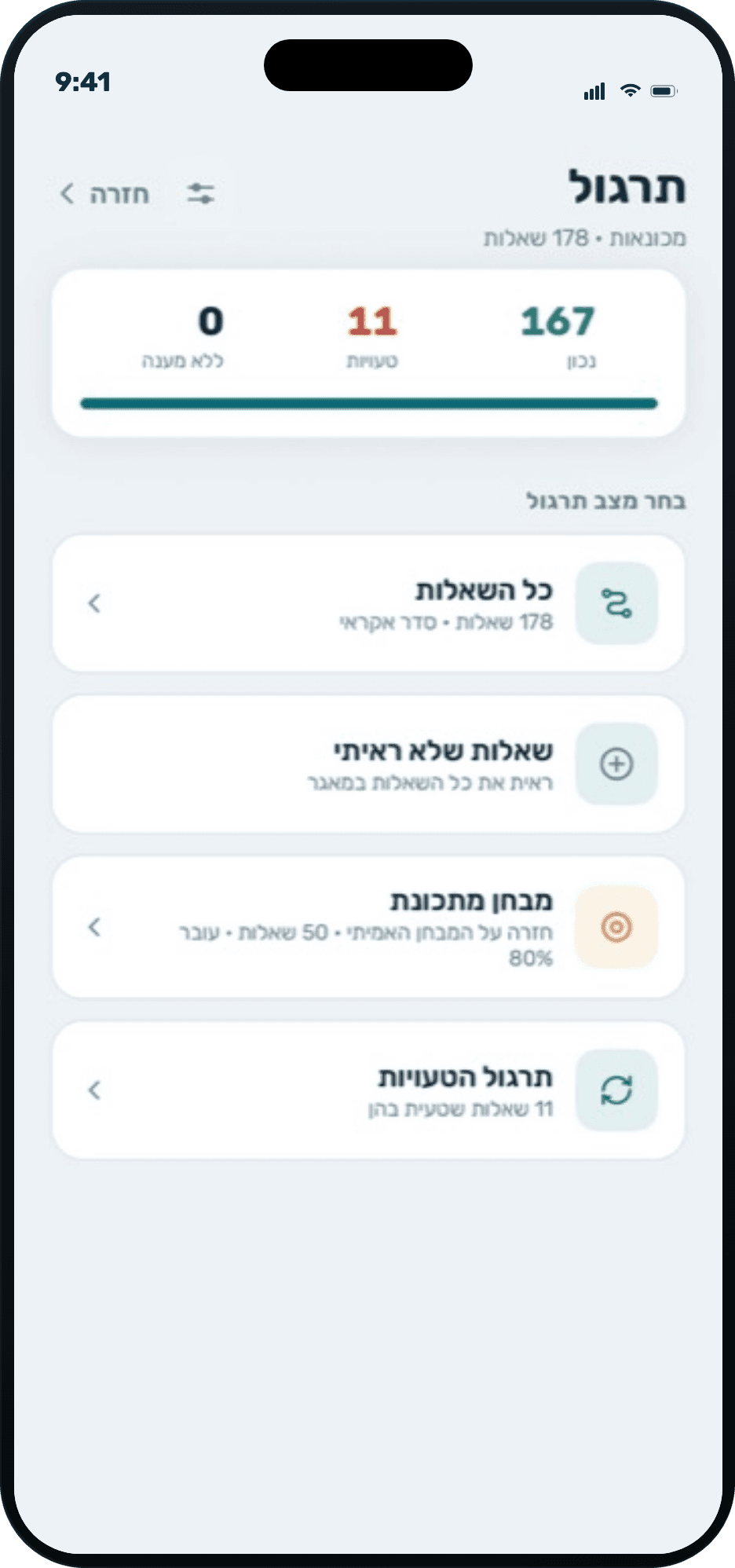 ארבע דרכים לתרגל